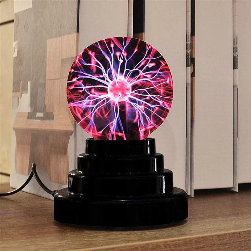3/4/5/6 Inch Magic Plasma Ball Lamp LED Atmosphere Night Light Touch control Glass Plasma Light Bedroom Decor Kids Gifts