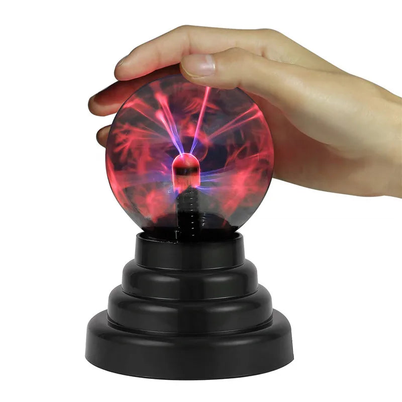 3/4/5/6 Inch Magic Plasma Ball Lamp LED Atmosphere Night Light Touch control Glass Plasma Light Bedroom Decor Kids Gifts