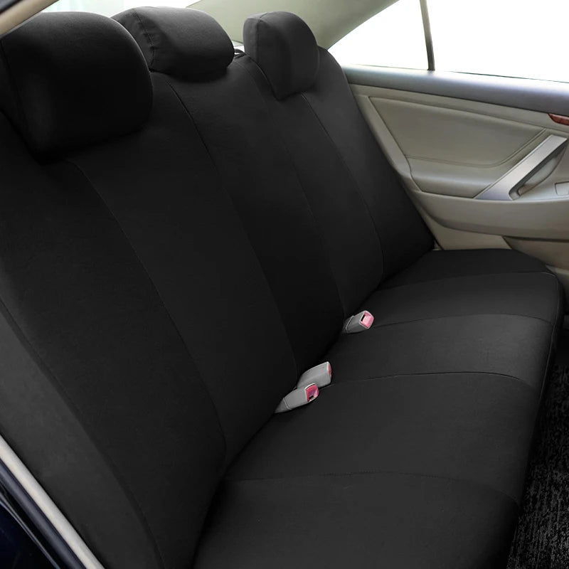 Universal Car Seat Covers Polyester Mesh Fabric Honeycomb Embroidery Seat Covers For Car SUV Vans Truck Accessories Interior