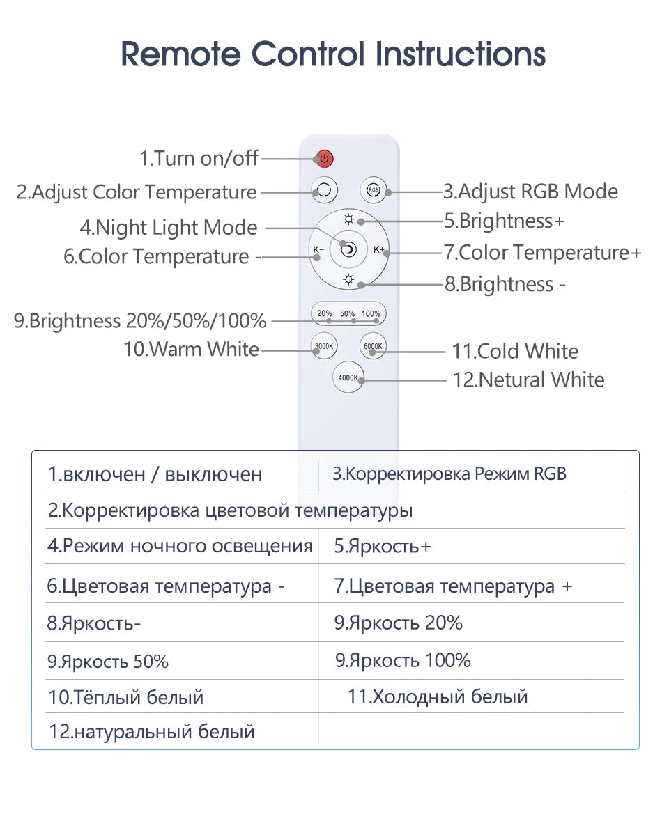 BENEWTON Smart Ceiling Light RGB CCT APP Control 370mm 300mm 18-54w 220v Ambient Light For Bedroom Home Decor
