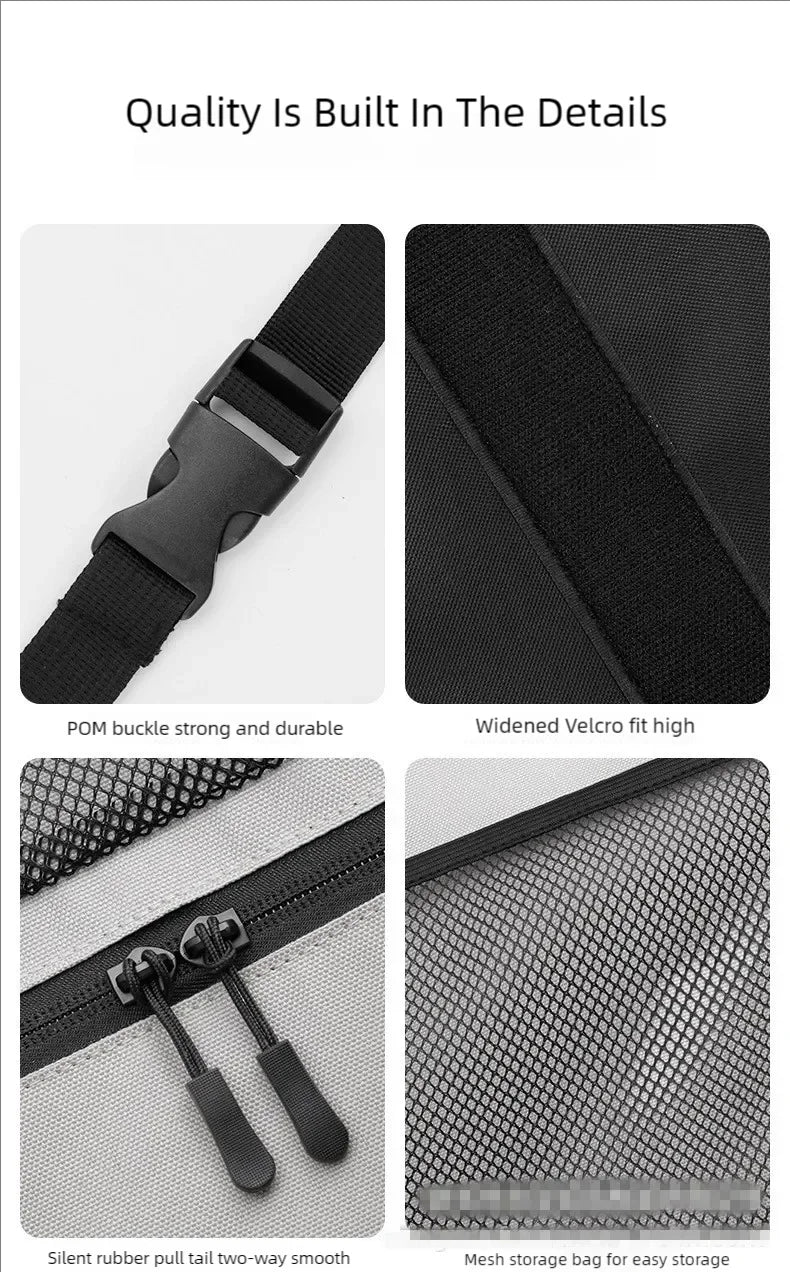 Car trunk storage bag SUV car seat back hanging bag Multi functional storage mesh bag Car interior storage items